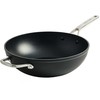 KitchenAid - Kaltinis grūdinto aliuminio vokas su pagalbine rankena - juodas - 30 cm