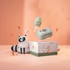 Monbento lunchbox i butelka vaikams Gram Žalias Raccoon
