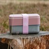 Monbento Sense Original bento Priešpiečių dėžutė 1.2L Rose Moka
