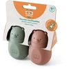 Monbento silikonowe tubki na musy vaikams Yummy 150 ml 2 vnt. žalia/rožinė