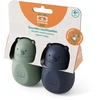 Monbento silikonowe tubki na musy vaikams Yummy 150 ml 2 vnt. žalia/mėlyna