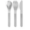 Monbento Rinkinys Travel Cutlery Slim Box juoda