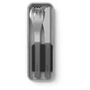 Monbento Rinkinys Travel Cutlery Slim Box juoda