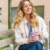 2 viename jogurto indelis su Amuse stalo įrankiais – levandomis