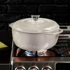Emaliuotas ketaus puodas 7L Oyster / Lodge