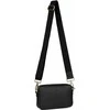 Aarni Crossbody Bag -olkalaukku, musta, kultainen vetoketju