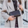 Aarni Crossbody Bag -olkalaukku, tummanruskea, hopea vetoketju