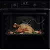 AEG TR6PB531SB 6000 SenseCook SteamCrisp kombinuota orkaitė, juoda