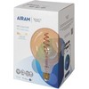 Airam SmartHome Globe 125 -älylamppu, E27, amber, 350lm, 1800-3000K, WiFi