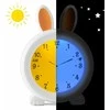 Naktinė lempa yra žadintuvas, miego treniruoklis Alecto BC100BUNNY