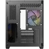 Antec CX600M Wood PC kompiuterio korpusas, Mini-Tower, Micro-ATX, Tempered Glass – juodos spalvos, Holz