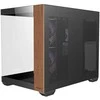 Antec CX600M Wood PC kompiuterio korpusas, Mini-Tower, Micro-ATX, Tempered Glass – juodos spalvos, Holz