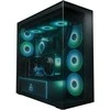 ARCTIC Xtender kompiuterio korpusas, Midi-Tower, E-ATX, RGB, Tempered Glass – includes vertical GPU mount & riser cable, juodos spalvos