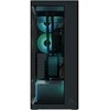 ARCTIC Xtender kompiuterio korpusas, Midi-Tower, E-ATX, RGB, Tempered Glass – includes vertical GPU mount & riser cable, juodos spalvos