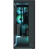 Arctic Xtender (Juodas) mirrow juodas window with GPU vertical mount