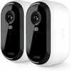 Kamera IP Arlo Arlo Essential 2K lauko kamera, stebėjimo kamera (baltas/juodas, rinkinys 2, WLAN, 4 MP)