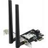 Asus PCE-AX1800 Bevielio ryšio adapteris, Dviejų juostų PCI-E WiFi 6 (802.11ax). Palaiko Bluetooth 5.2, WPA3 tinklo apsaugą, OFDMA ir MU-MIMO