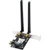 Asus | WiFi 7 PCI-E adapteris su 2 išorinėmis antenomis | PCE-BE6500 | 802.11be | Tinklo palaikymas: ne | MU-MiMO: ne | nėra mobiliojo plačiajuosčio ryšio