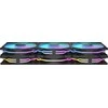Kompiuterio Ventiliatorių Rinkinys - ASUS TUF Gaming TR120 ARGB Triple Pack Juodas