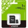 Atminties kortelė „Kingston Technology 1TB Micro SDXC Canvas Select Plus Gen3 150MB/s A1“ kortelė + adapteris