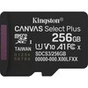 „Kingston Technology“ 256 GB „micSDXC Canvas Select Plus Gen3 150R A1“ atminties kortelės pakuotė be ADP