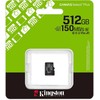 „Kingston Technology“ 512 GB „micSDXC Canvas Select Plus Gen3 150R A1“ atminties kortelės pakuotė be ADP