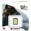 Atminties kortelė KINGSTON 512GB SDXC Canvas Select Plus 100R C10 UHS-I U3 V30