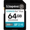 Atminties kortelė KINGSTON Canvas Go! Plus 64 GB Micro SDXC, su adapteriu