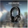 CORSAIR HS35 SURROUND v2 Multiplatform Ausinės Žaidimams Carbon