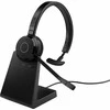 Jabra Evolve 65 TE MS Mono Link390a Belaidės ausinės, Bluetooth, USB-A, Charging Stovas, Juoda