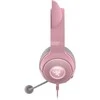 Ausinės Kaytetyt Tuotteet Käytetty Razer Kraken Kitty V2 pelikuulokkeet, pinkki
