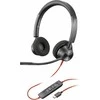 Hewlett Packard (HP) HP Poly Blackwire 3320 stereofoninis Microsoft Teams sertifikuotas USB-C Ausinės +USB-C/A adapteris