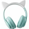 Ausinės ProCaster Meow kuulokkeet mikrofonilla, mintunvihreä