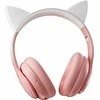 Ausinės ProCaster Meow kuulokkeet mikrofonilla, vaaleanpunainen