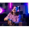 Ausinės ProCaster Meow kuulokkeet mikrofonilla, vaaleanpunainen