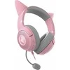 Razer Kraken Kitty V2 žaidimų ausinės, su laidu, mikrofonu, Rožinės spalvos