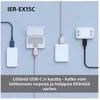 Sony Earbuds | IER‑EX15C | su laidu | į ausis įkišamos | Mikrofonas | Baltas