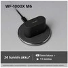 Sony belaidės ausinės su aktyvia triukšmo slopinimo funkcija, Bluetooth, IPX4, WF-1000XM6B.CE7