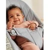 BabyBjörn Bliss Woven Bundle - sitteri + lelu, šviesiai pilkos/Googly Eyes (pastelli)