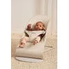 BabyBjörn Bouncer Balance Soft Woven sėdynė, šviesiai smėlio spalvos trikotažas