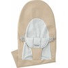 Pakaitinis audinys gultukui BabyBjörn Woven Jersey, beige/pilkas