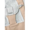 Pakaitinis audinys gultukui BabyBjörn Woven Jersey, beige/pilkas