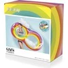 Dvigubas plaukimo ratas Bestway Rainbow Dreams, 186 x 116 cm