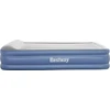 Bestway Tritech Air Mattress Queen ilmatäytteinen varavuode, sisäänrakennettu pumppu, 203 x 152 x 46 cm