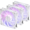 Blackstorm Luna UF120 ARGB PWM Reverse -tuuletinpakkaus, valkoinen, 120 mm, 3 kpl