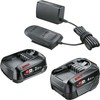 Bosch Bosch pradinis rinkinys 18 V (PBA 2,0 Ah + PBA 4,0 Ah + AL 18 V-20), įkroviklis (juodas, 2 x akumuliatoriai + įkroviklis, POWER FOR ALL ALLIANCE)