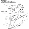 Bosch Serija 2 Prie sienos montuojamas gartraukis 60 cm, juodos spalvos (DWK65DK60)