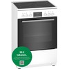 Bosch HKN31A020U Serie | 4, Laisvai statoma elektrinė viryklė, balta