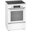 Bosch HLS79W321U Serija 6, Laisvai statoma indukcinė viryklė, Balta