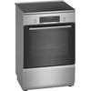 Bosch HLS79W351U Serija 6, Laisvai statoma indukcinė viryklė, Nerūdijančio plieno